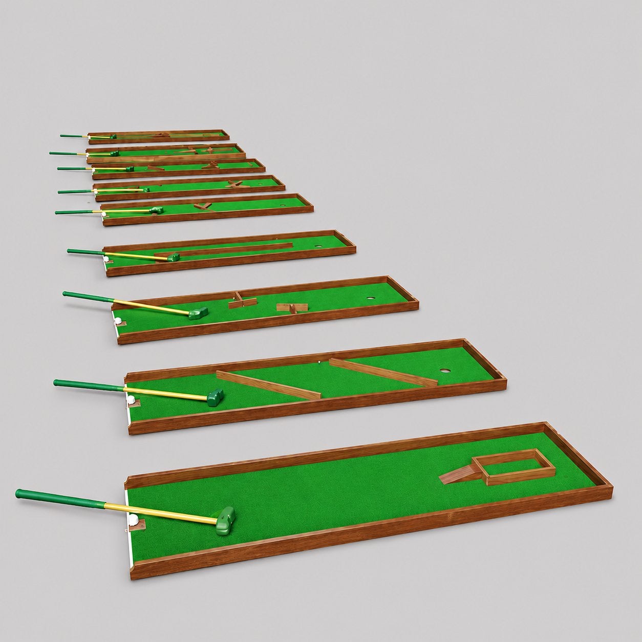 Boerenklompgolf | golf | klompgolf | minigolf  te huur, Ophalen, Gebruikt, Overige