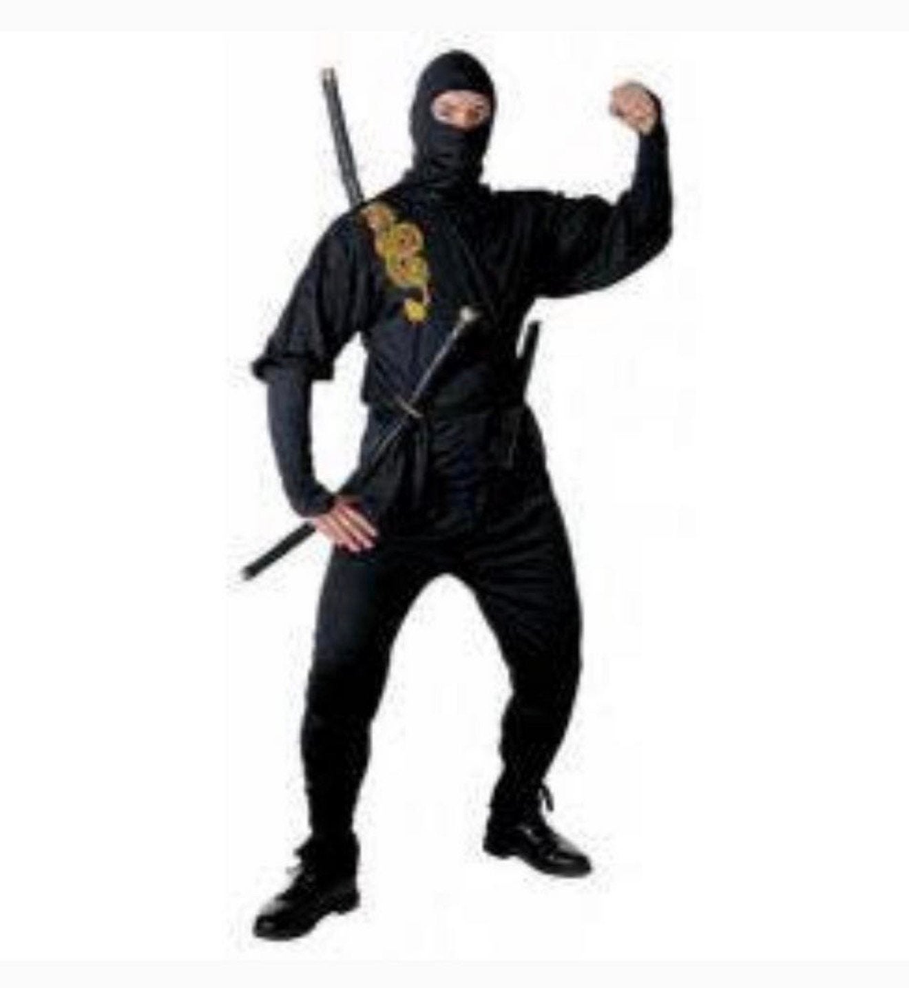 Dragon Ninja Kostuum Volwassenen Carnaval verkleden Maat S, Nieuw, Ophalen of Verzenden, H, H