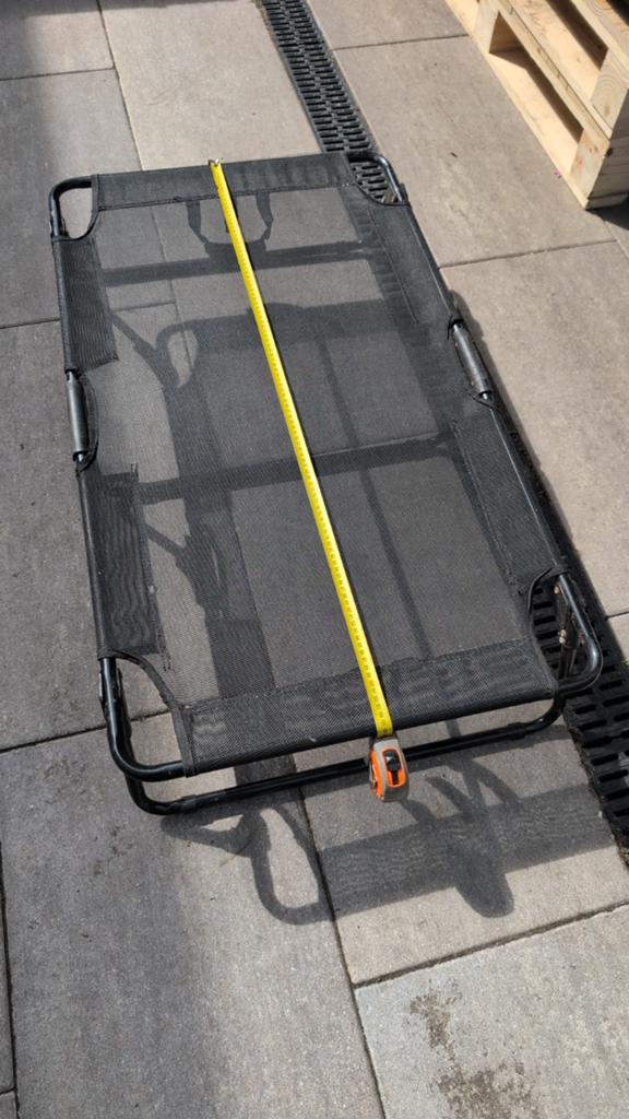 Opvouwbaar ligbed/stretcher - Ideaal voor camping/tuin, Dieren en Toebehoren, Ophalen of Verzenden, Gebruikt
