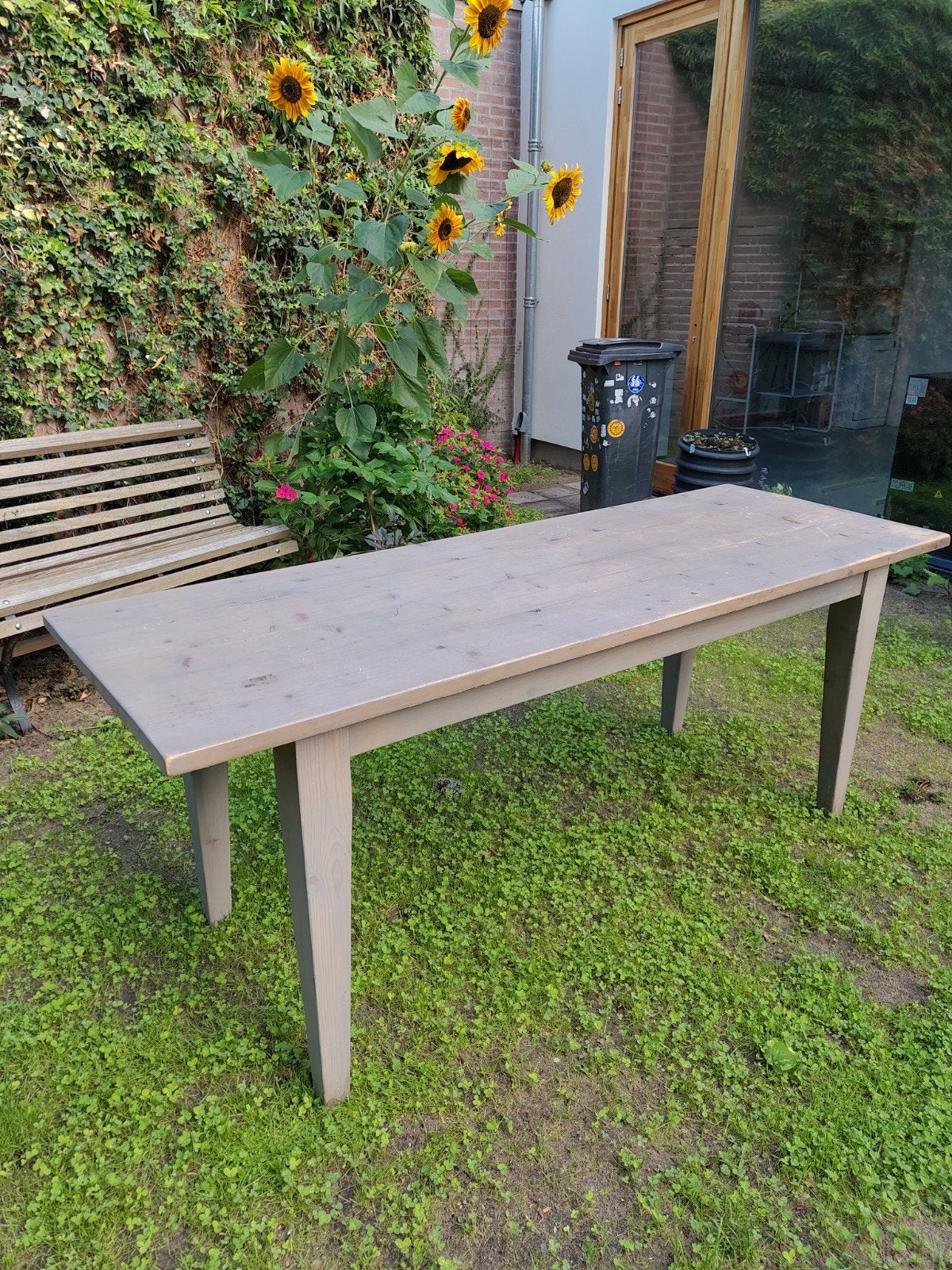 Houten tafel, Ophalen, Gebruikt, Rechthoekig, Hout