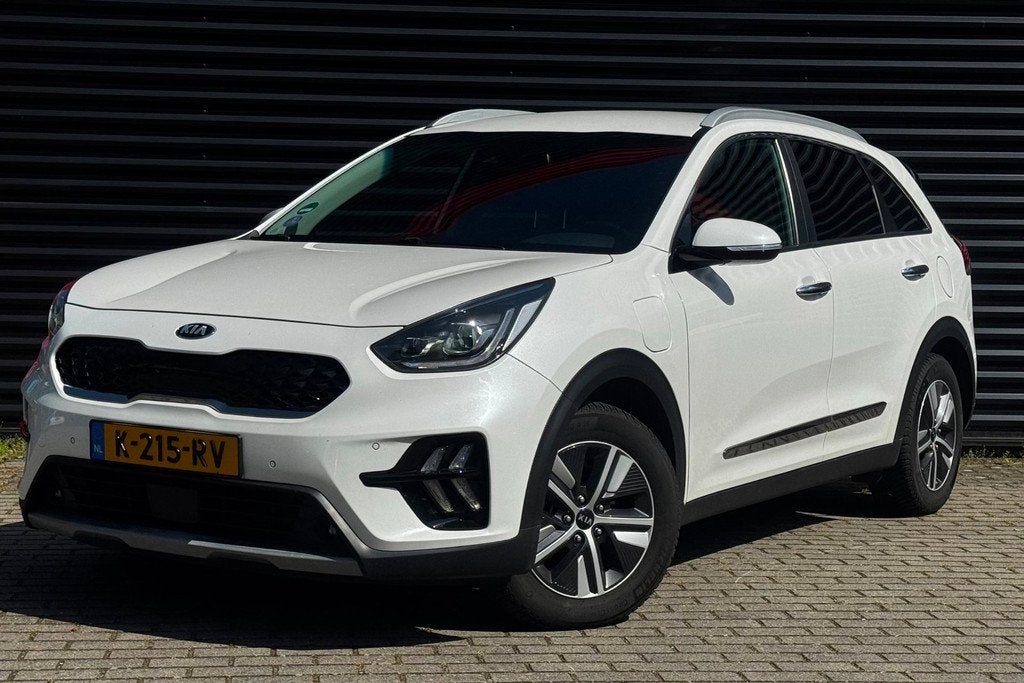 Kia Niro 1.6 PHEV Plug-in Hybrid | Navi | Leder | Camera | A, Auto's, Kia, 8 kWh, Gebruikt, Wit, Bedrijf