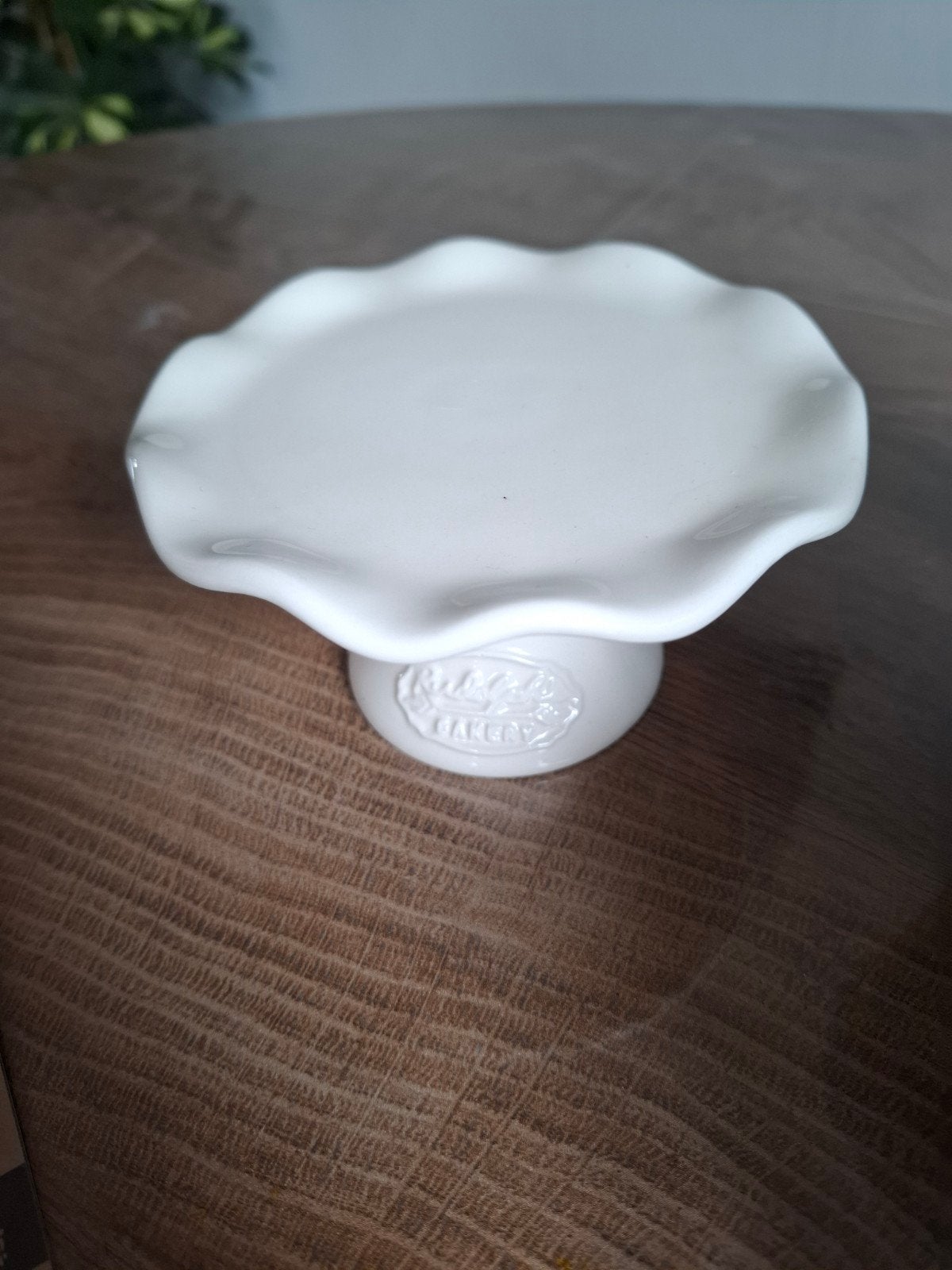 Rudolph van Veen Cupcake Plateau - 13 cm, Overige typen, Ophalen of Verzenden, Zo goed als nieuw, Steen/keramiek