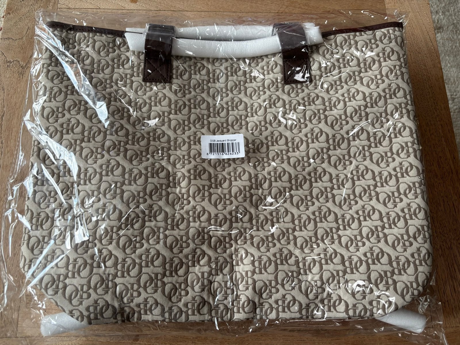 Olcay Gulsen, nieuwe Shopper Tas met Monogram Patroon, Ophalen of Verzenden, Nieuw, Beige, Shopper