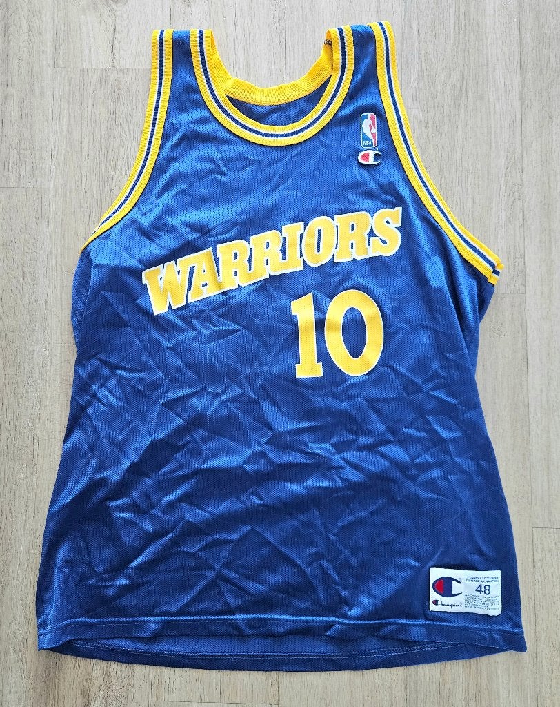 NBA vintage jersey Hardaway Warriors, Ophalen of Verzenden, Zo goed als nieuw, Kleding