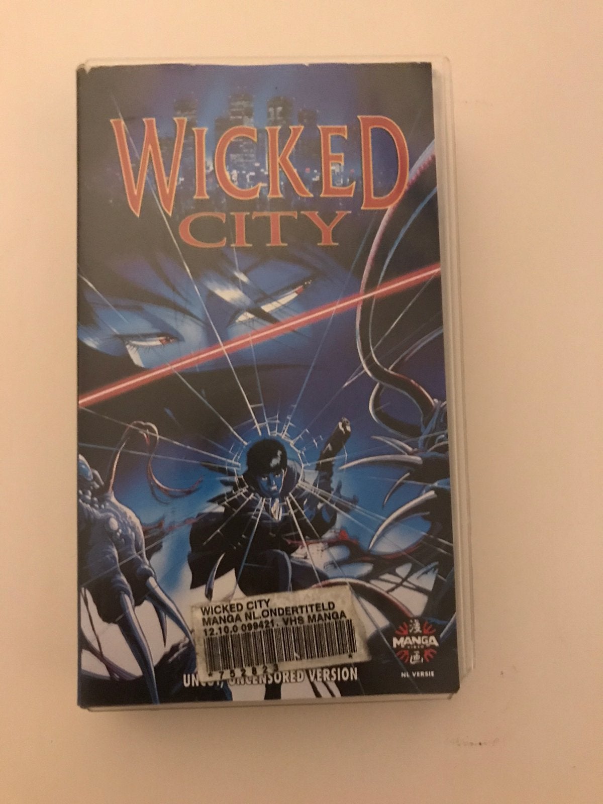 Wicked City VHS Manga (Sealed), Cd's en Dvd's, VHS | Film, Nederlands ondertiteld, Vanaf 16 jaar, Science Fiction en Fantasy, Ophalen of Verzenden