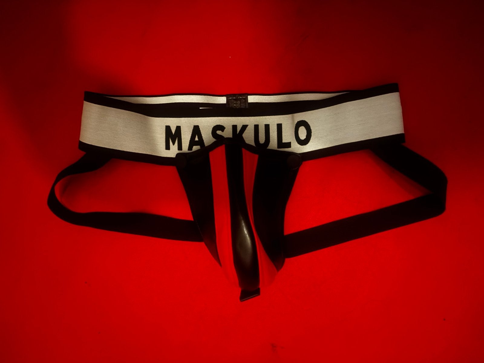 Maskulo Jockstrap XL met afneembare pouch, Ophalen of Verzenden, Zwart, Overige typen