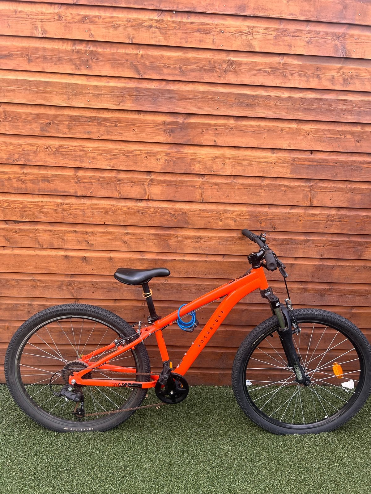 Rockrider Mountainbike 24 inch met gratis codeslot, Fietsen en Brommers, Hardtail, Velgrem, Zo goed als nieuw, Ophalen
