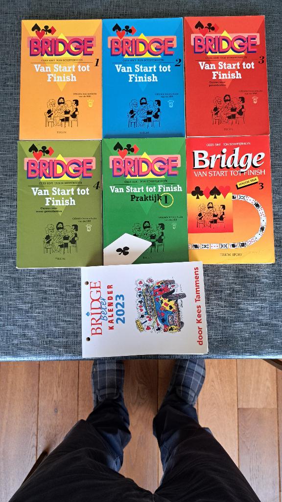 Bridge boeken voor beginners en gevorderden, Drie of vier spelers, Ophalen of Verzenden, Gebruikt