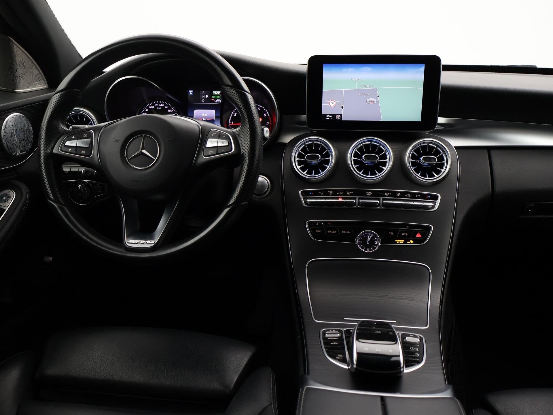 Mercedes-Benz C-klasse Estate 350e PLUG-IN + BURMESTER | 360, Automaat, Achterwielaandrijving, Gebruikt, Zwart