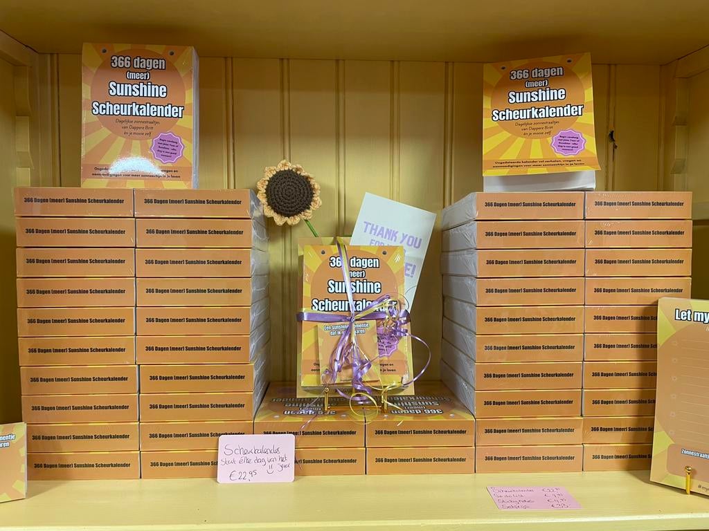 Sunshine Scheurkalender, Ophalen of Verzenden, Jaarkalender, Nieuw