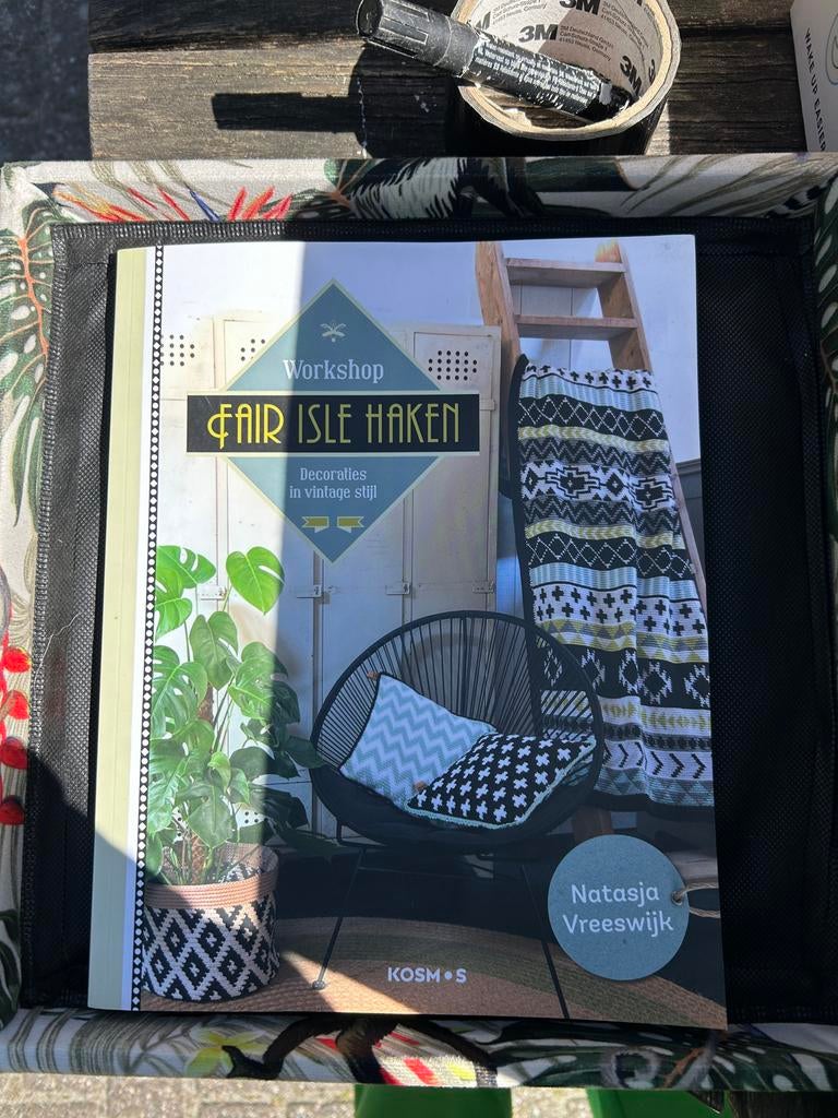 Workshop Fair Isle Haken: Decoraties in vintage stijl, Ophalen of Verzenden, Zo goed als nieuw, Haken, Patroon of Boek
