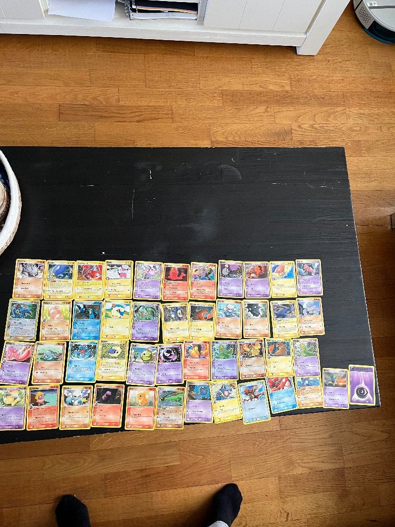 46 Pokemon kaarten, Ophalen of Verzenden, Zo goed als nieuw, Meerdere kaarten