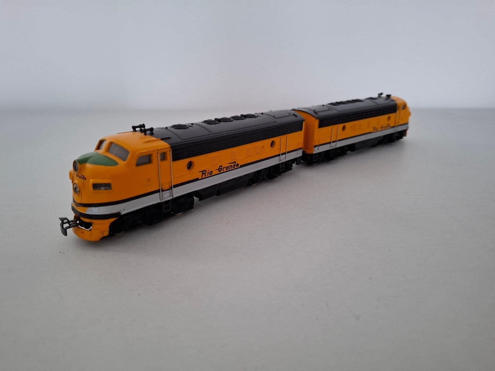 Marklin H0 3062/4062 2 delige F7 set van de Rio Grande, Wisselstroom, Treinset, Ophalen of Verzenden, Zo goed als nieuw