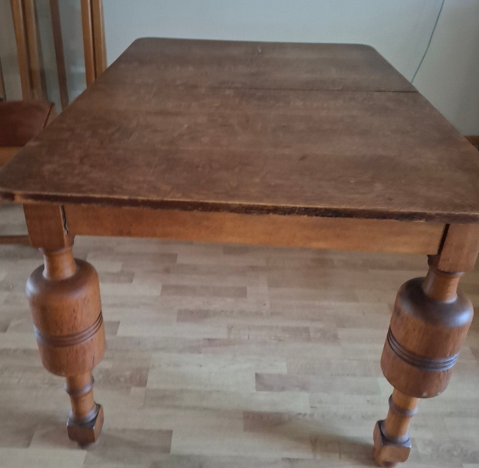 Unieke houten eetkamertafel, Antiek en Kunst, Antiek | Meubels | Tafels, Ophalen