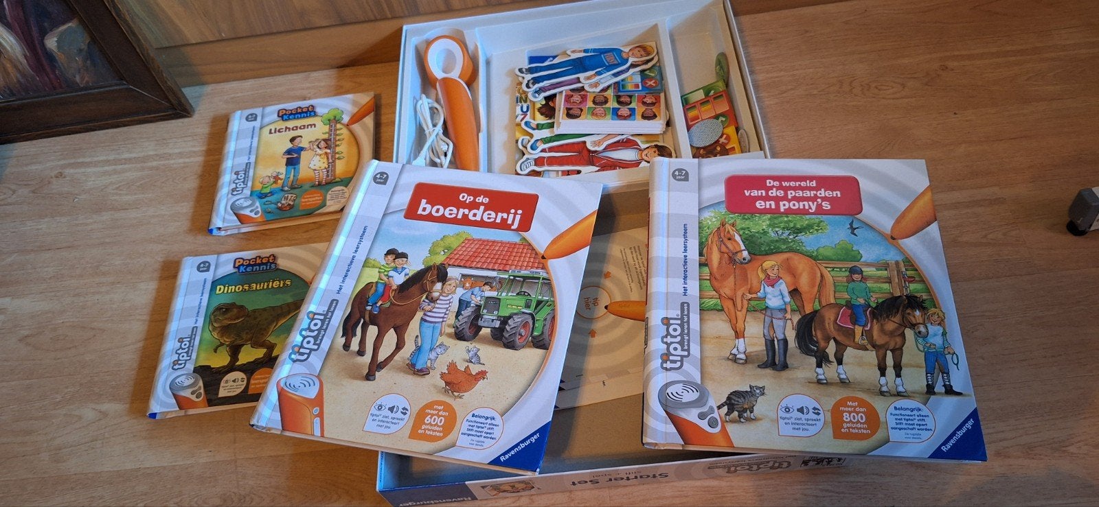 Tiptoi starterset en boeken zgan, Kinderen en Baby's, Speelgoed | Educatief en Creatief, Ophalen of Verzenden