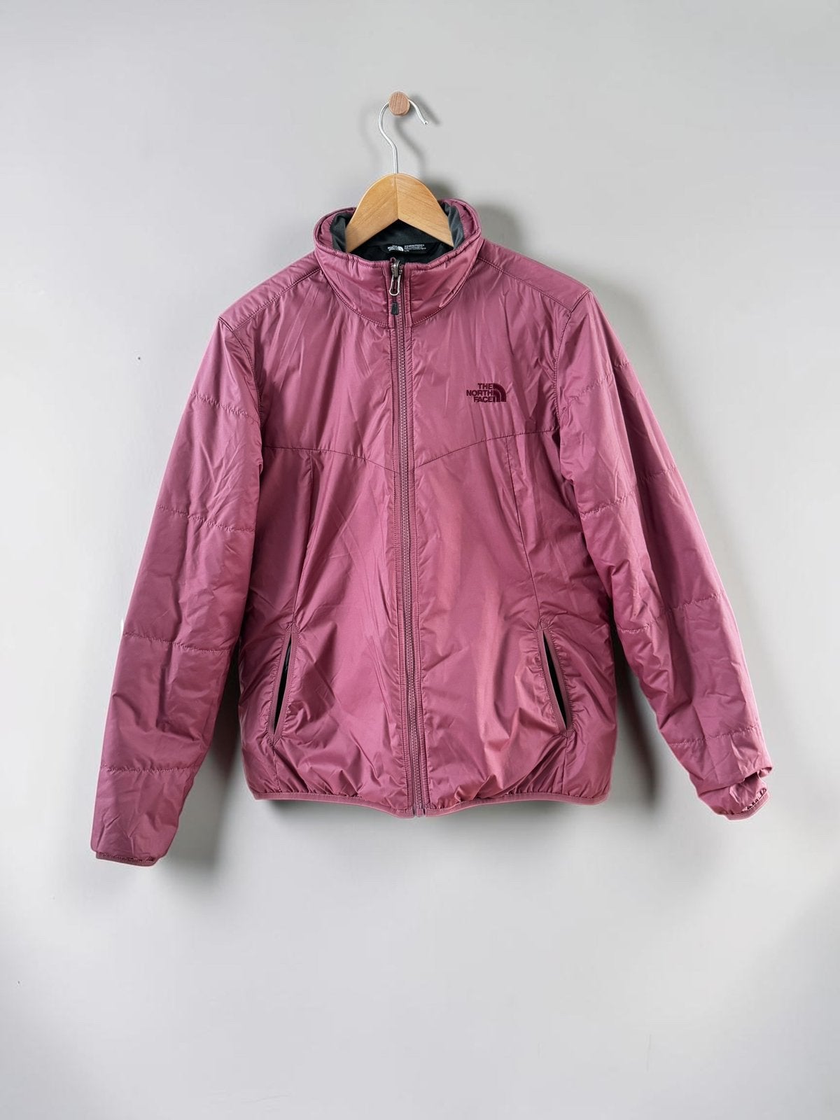 The North Face puffer jacket gewatteerde jas roze L large, Ophalen of Verzenden, Zo goed als nieuw, Roze