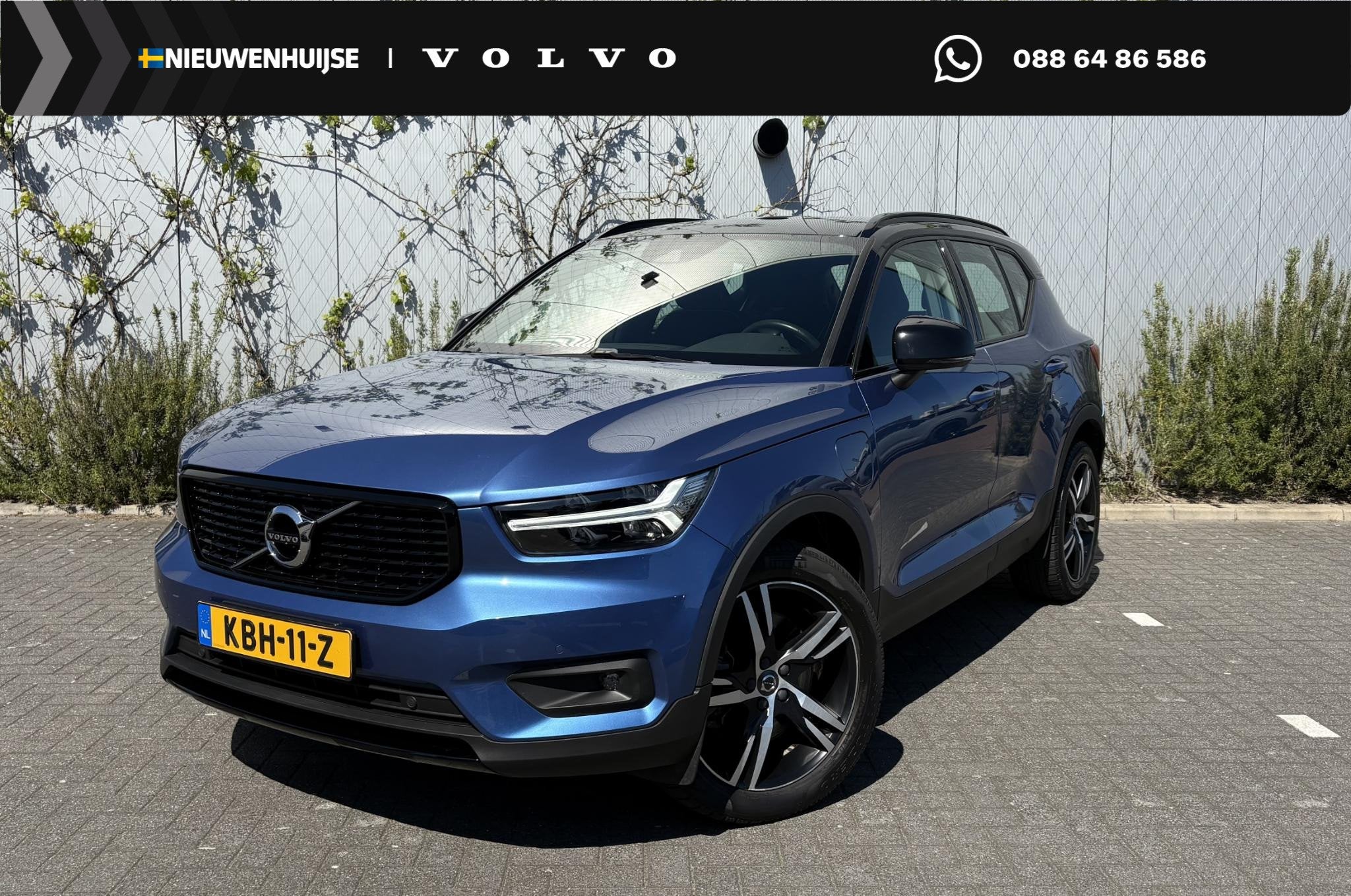 Volvo XC40 1.5 T4 Recharge R-Design Expression | Plug-in Hyb, Auto's, Stof, Euro 6, 1712 kg, Blauw