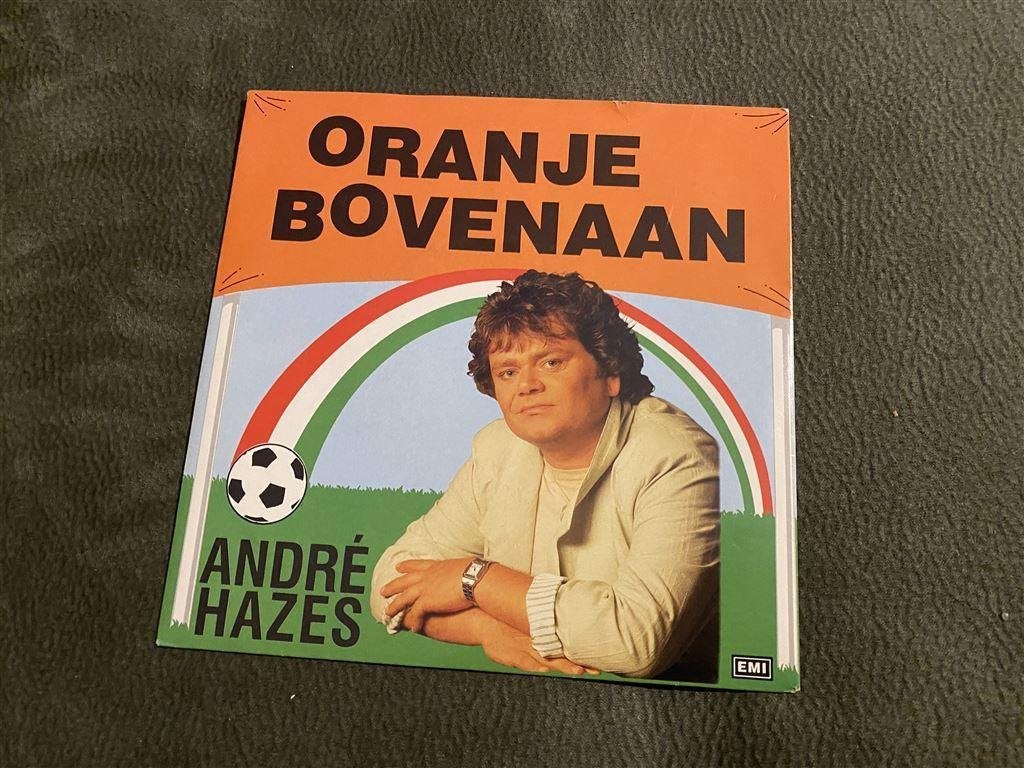 Andre Hazes oranje bovenaan singles [323], Cd's en Dvd's, Vinyl Singles, Verzenden, Zo goed als nieuw, Nederlandstalig