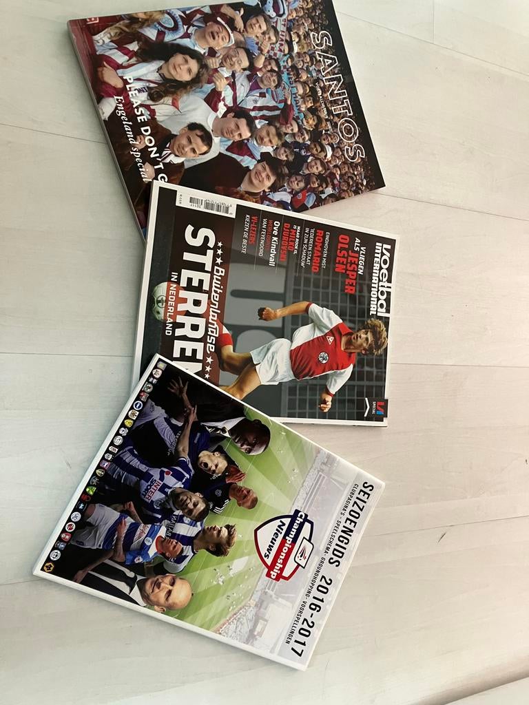Voetbaltijdschriften: Santos, Voetbal International, Seizoen, Boeken, Ophalen of Verzenden, Gelezen, Sport en Vrije tijd
