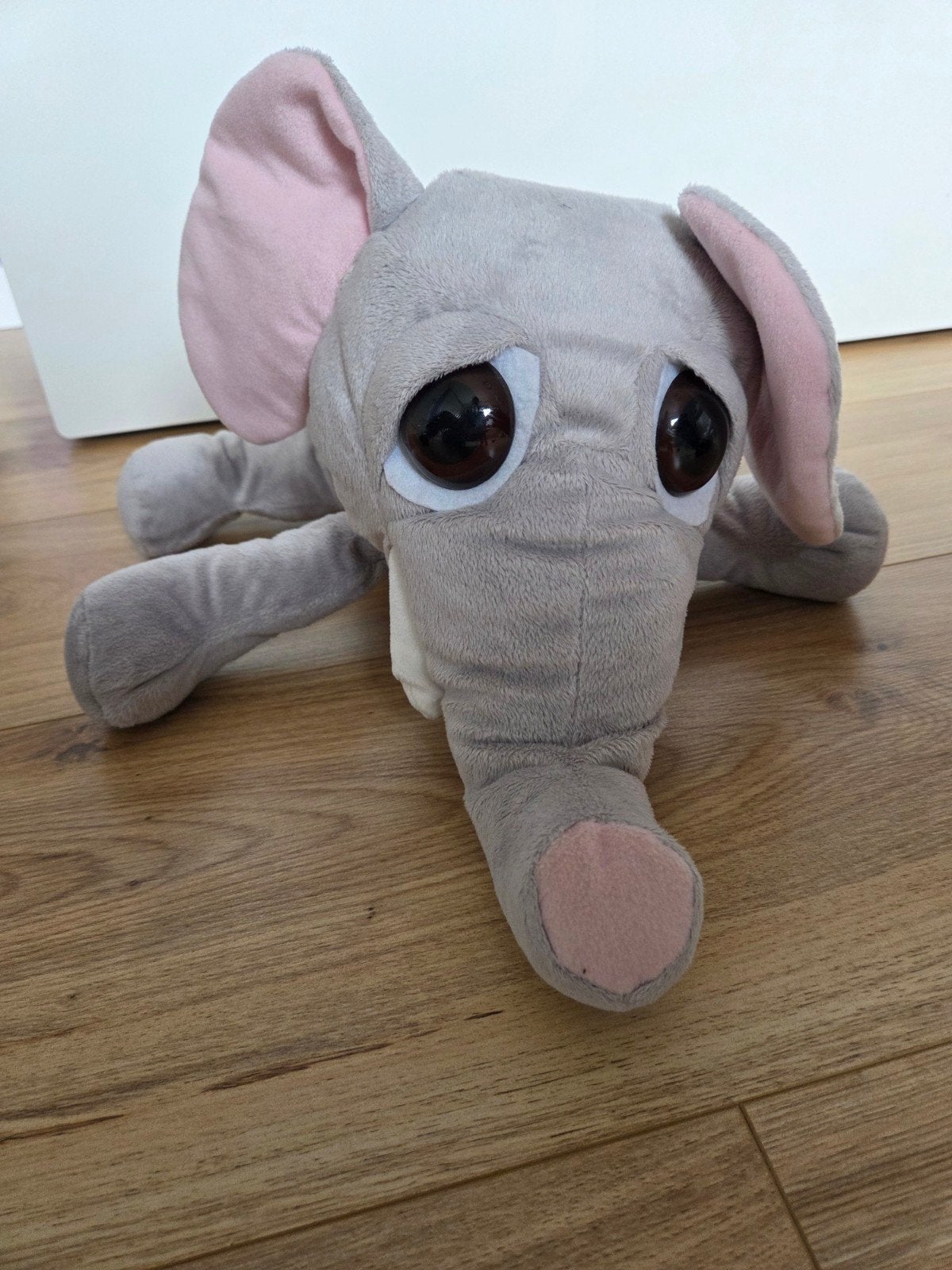 Knuffel Olifant, My Friend, 40cm, Overige merken, Overige karakters, Grijs, Ophalen of Verzenden
