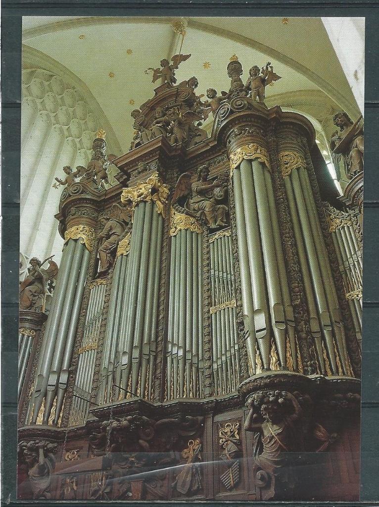 Antwerpen Vrouwekathedraal Kerk Orgel Ansichtkaart f-124b, Ophalen of Verzenden, Zo goed als nieuw, Kaart of Prent, Christendom | Katholiek