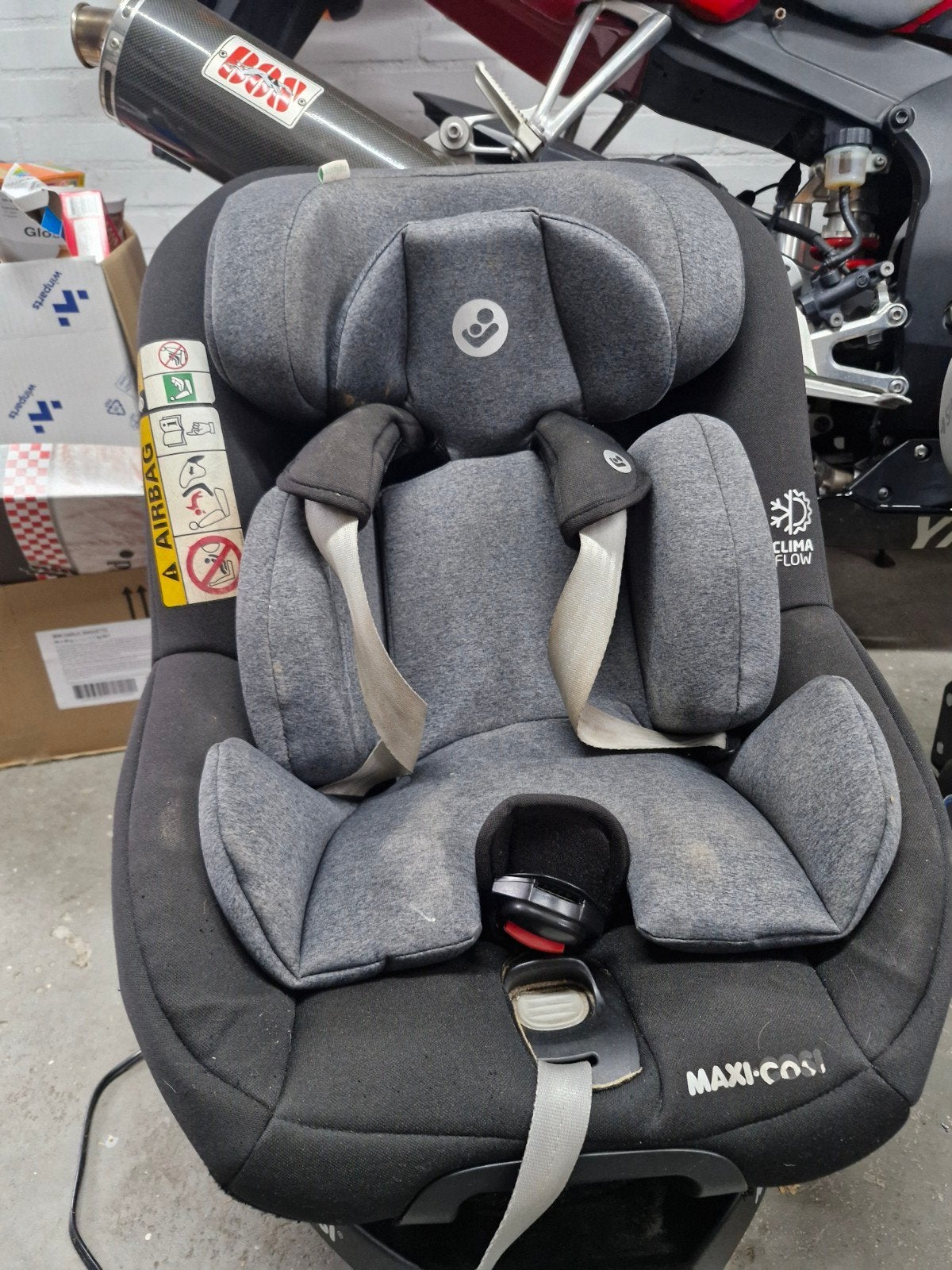 Maxi-Cosi Mica Pro Eco i-Size Autostoel 360 Draaibaar, Kinderen en Baby's, Ophalen, Slaapstand, Zo goed als nieuw, Isofix