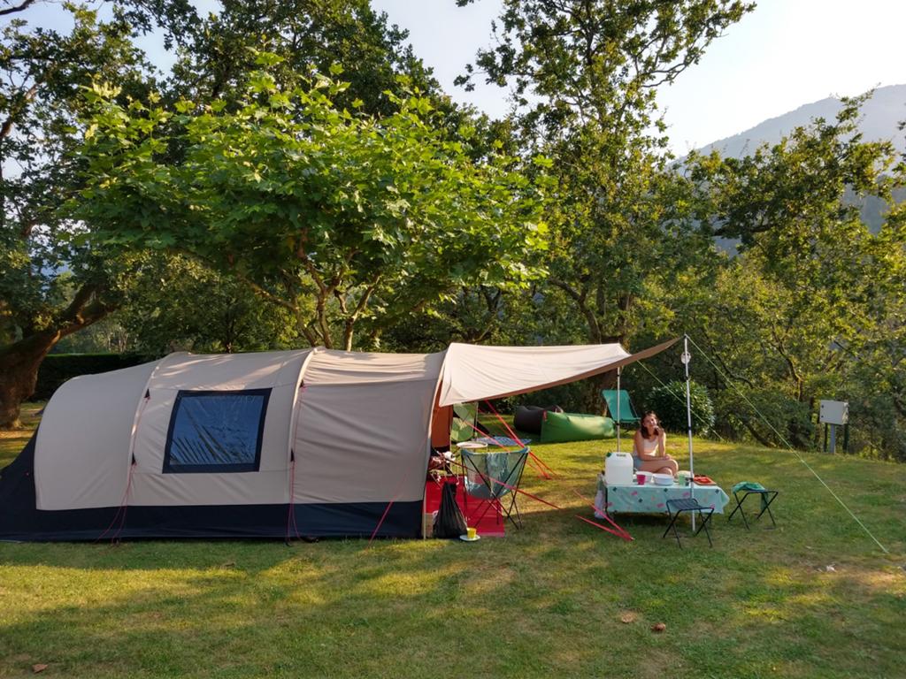 Soilera Topaz 4 persoons tunneltent polycotton, Ophalen of Verzenden, Gebruikt