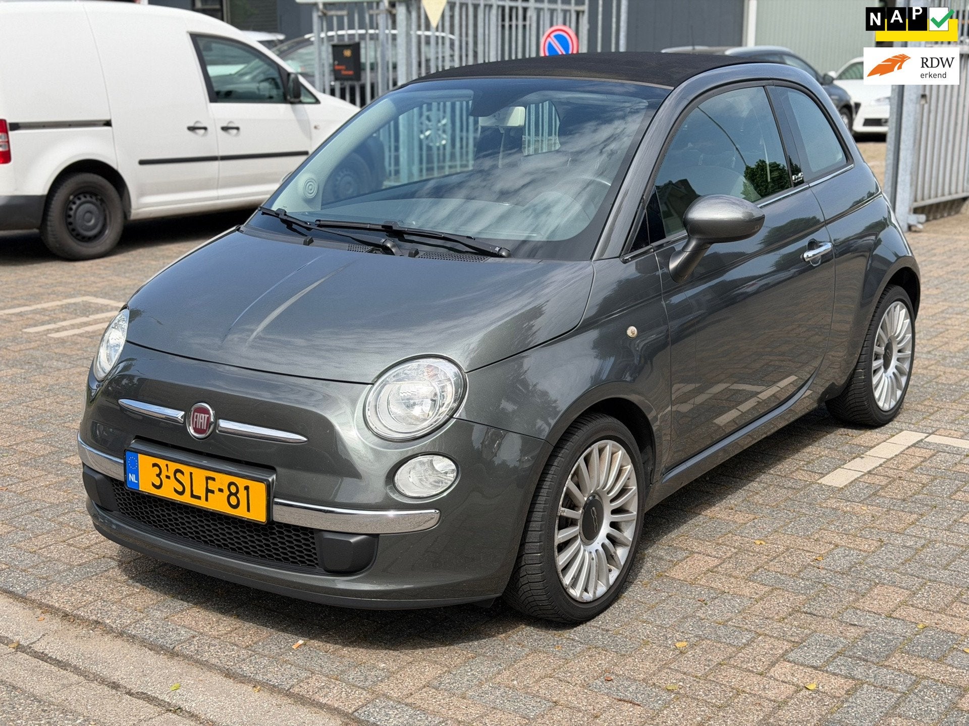 Fiat 500 C 0.9 TwinAir Lounge | Parkeersens. | Airco | Cabri, Euro 5, 86 pk, Gebruikt, Multifunctioneel stuurwiel