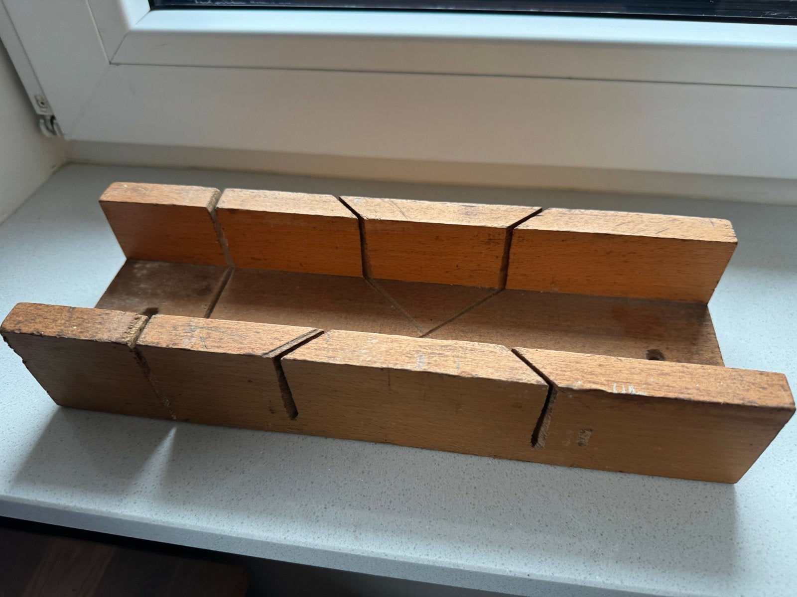 Vintage Houten verstekbak voor zagen, Ophalen of Verzenden, Gebruikt, Zaag, Overige merken