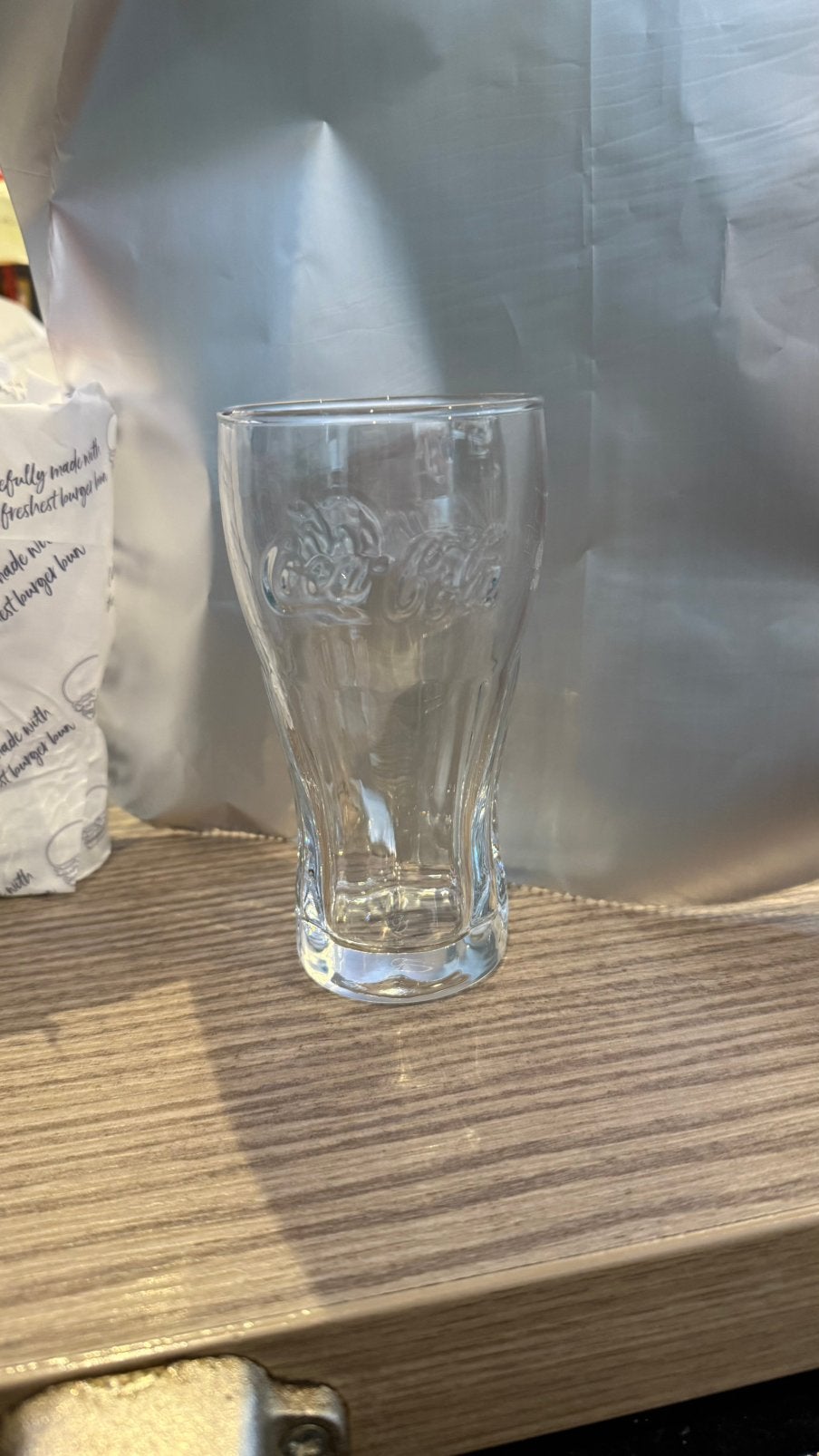 Antieke coca cola glazen 6 stuks dik bodemlaag, Verzenden, Nieuw, Frisdrankglas