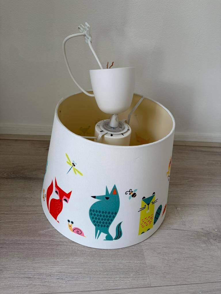 Kinderlamp ikea, Ophalen of Verzenden, Zo goed als nieuw, Wit, Rechthoekig