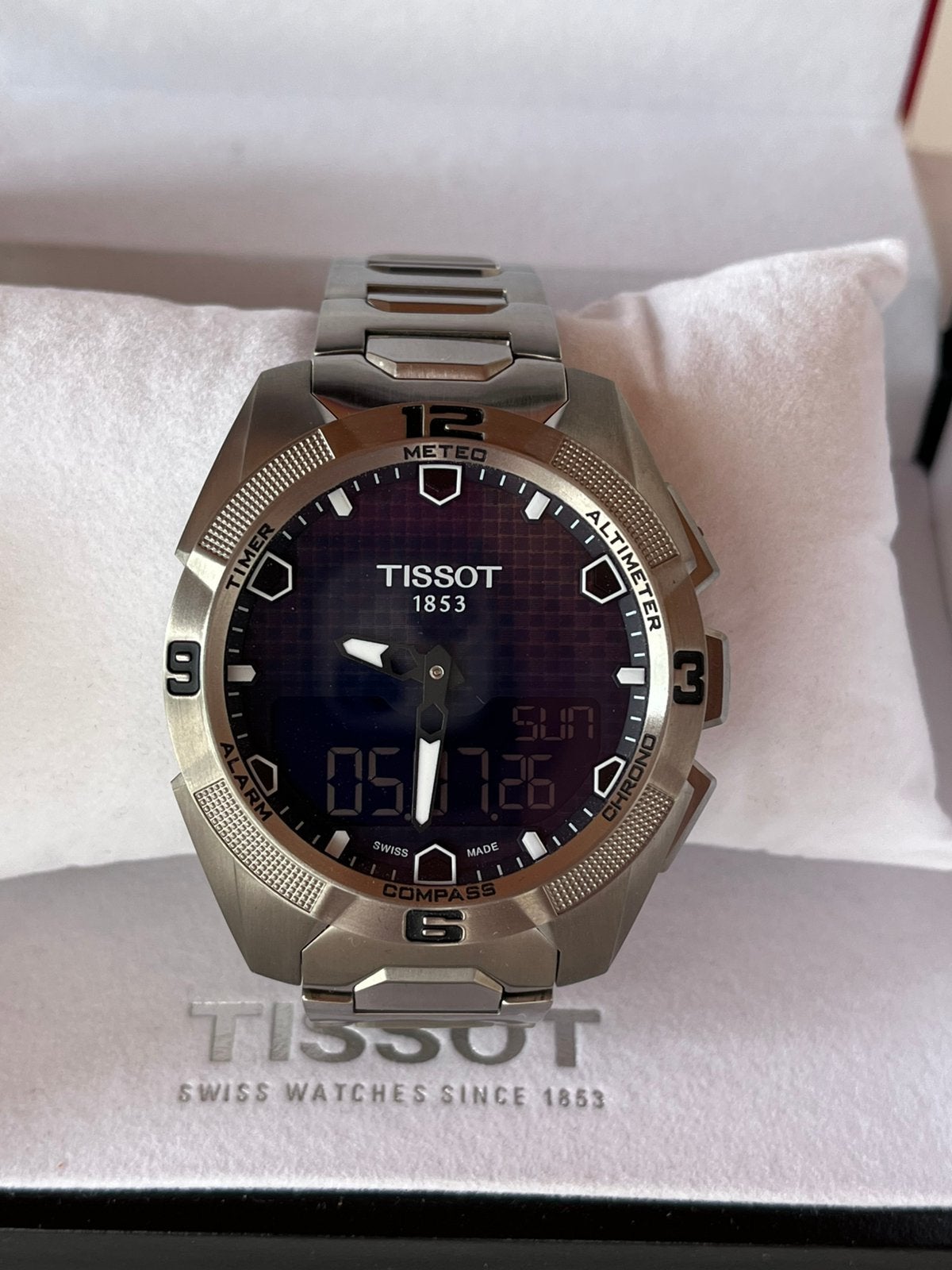 TISSOT T-TOUCH Titanium ( in nieuwstaat!), Ophalen, Zo goed als nieuw, Overige merken