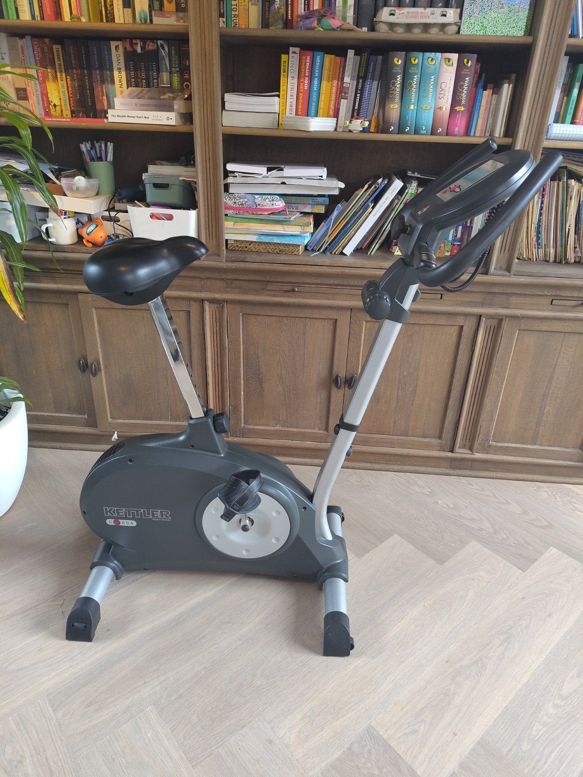 Kettler Corsa hometrainer - Zo goed als nieuw, Sport en Fitness, Ophalen, Zo goed als nieuw, Metaal, Benen