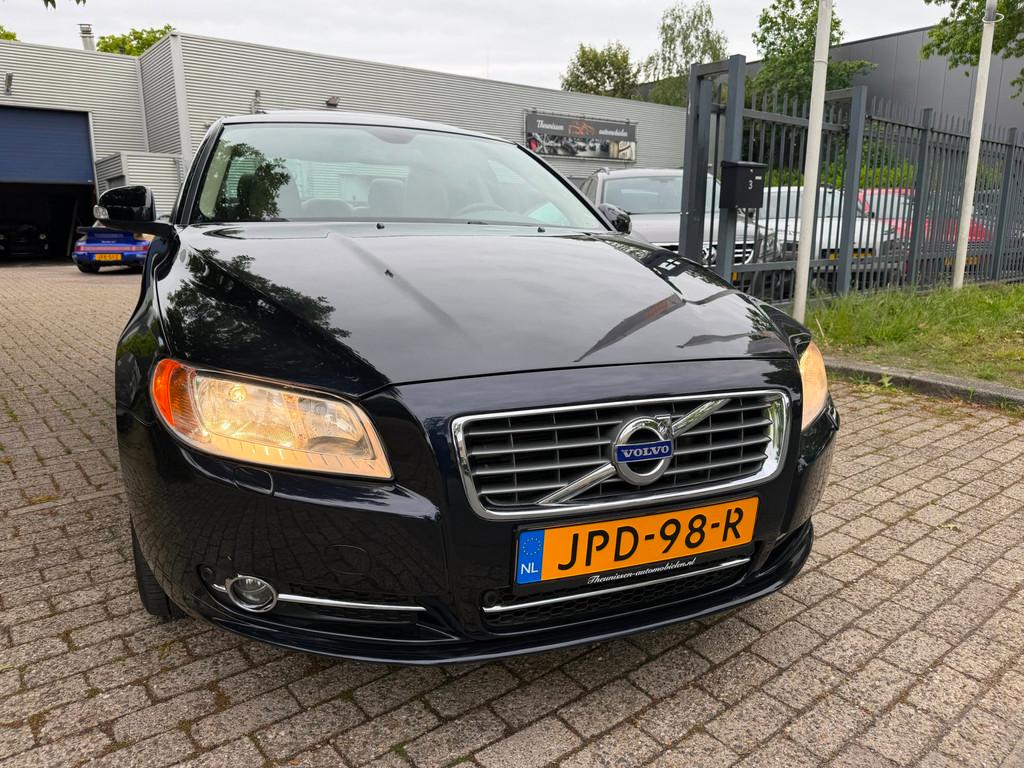 Volvo S80 2.5 T Summum 166.920 km dealer onderhouden 2e eige, Auto's, Huisgarantie, 1504 kg, Met garantie (alle), Blauw