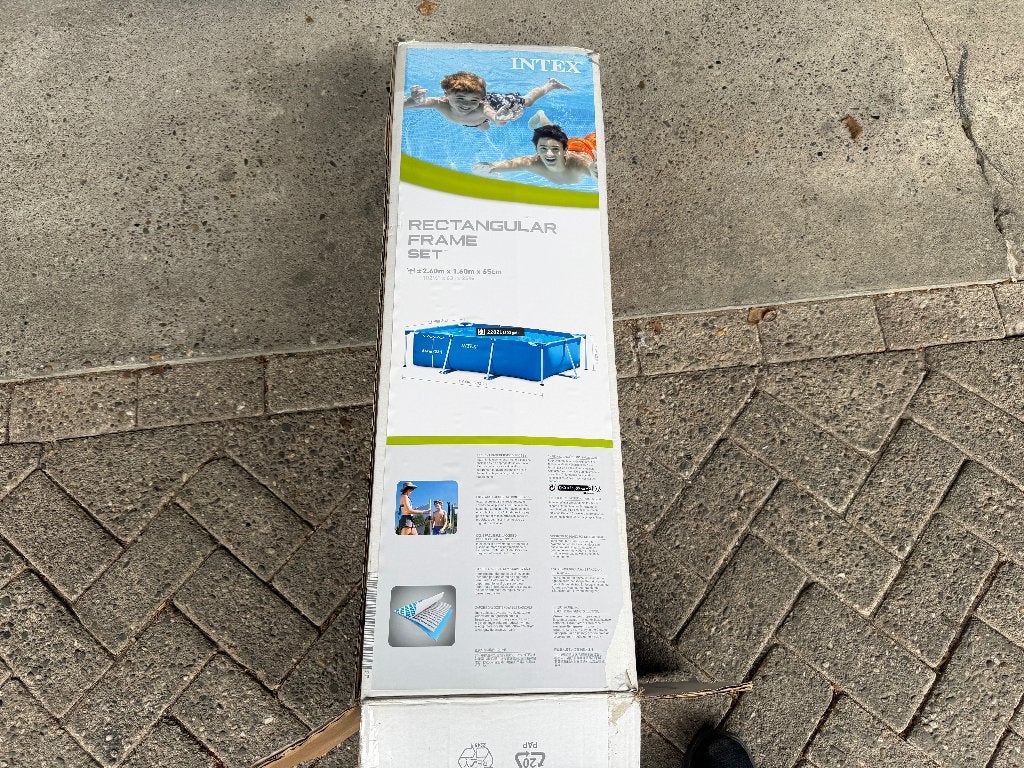 Intex Zwembad 260x160x65 cm, Ophalen, Minder dan 80 cm, Minder dan 200 cm, Opzetzwembad