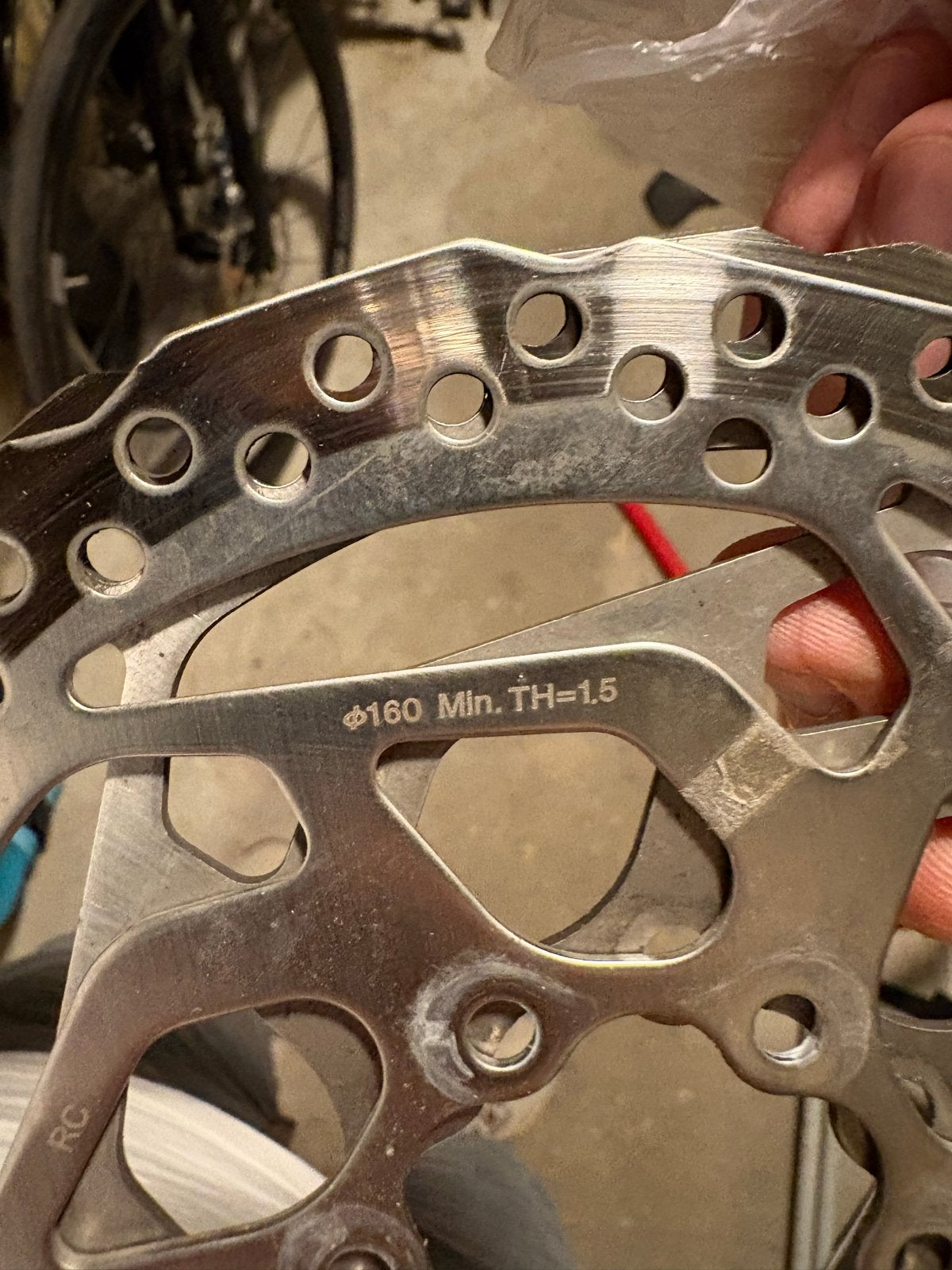 Shimano SM-RT26-S Remschijf 160mm (2 stuks), Fietsen en Brommers, Fietsonderdelen, Ophalen, Remmen, Gebruikt, Staal
