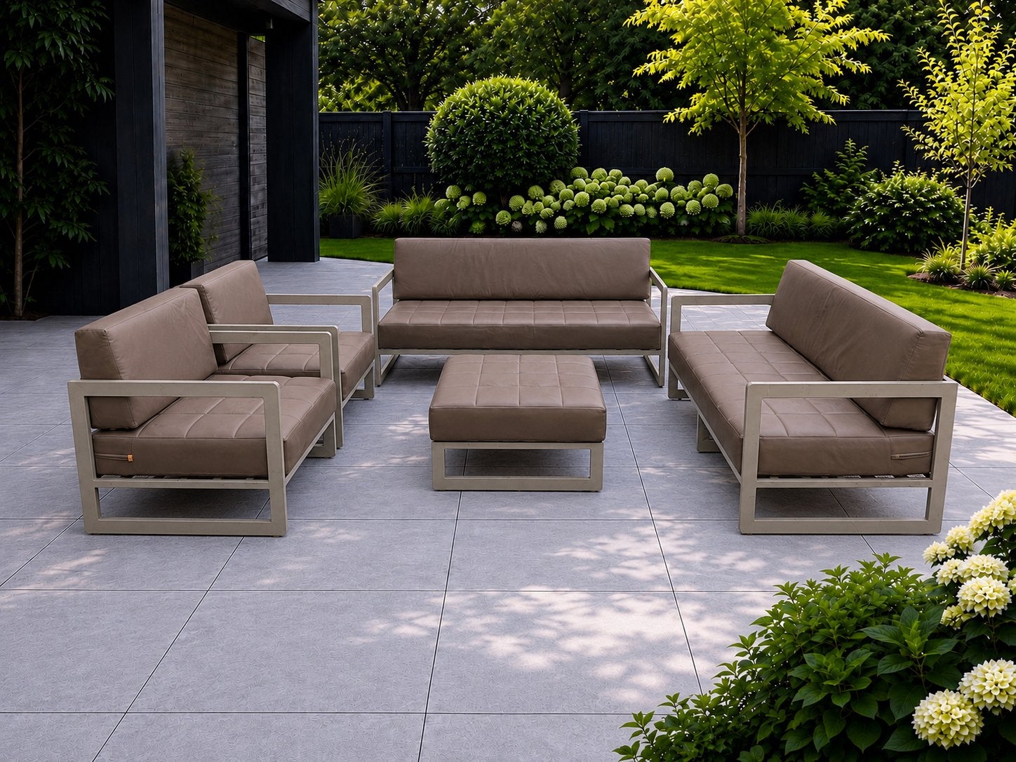 LIFE Outdoor Alu Loungeset, Tuin en Terras, Ophalen, Zo goed als nieuw, Aluminium, Bank
