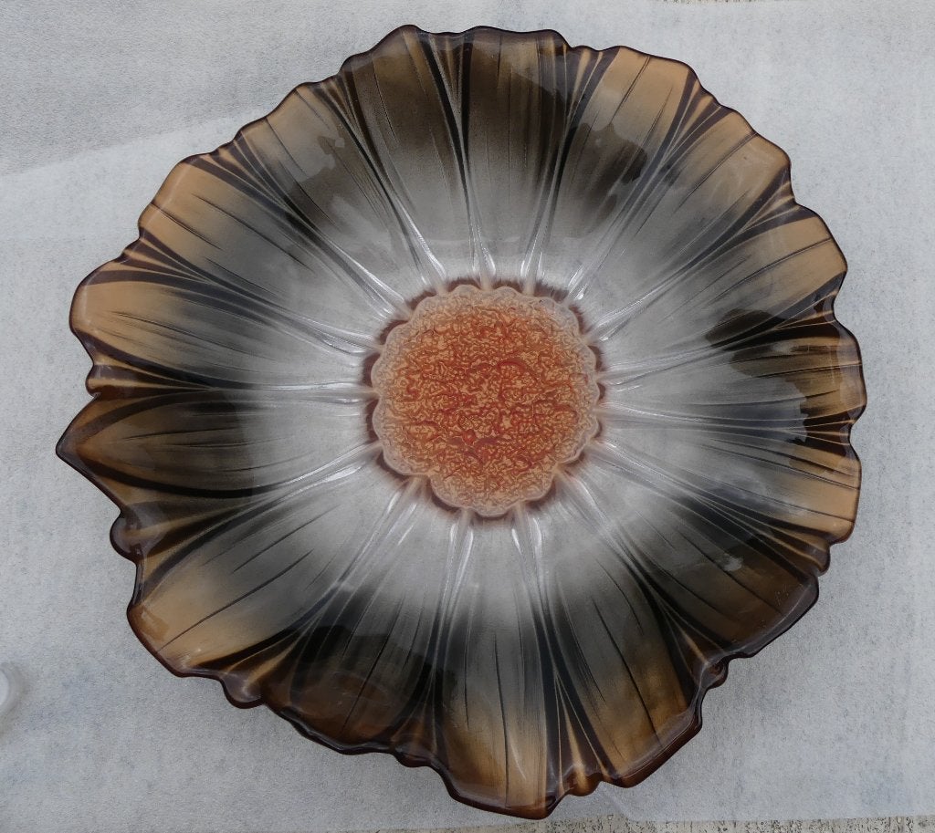 Super Mooie Zonnebloem Schaal diameter 43 cm, Huis en Inrichting, Keuken | Servies, Overige merken, Nieuw, Ophalen of Verzenden