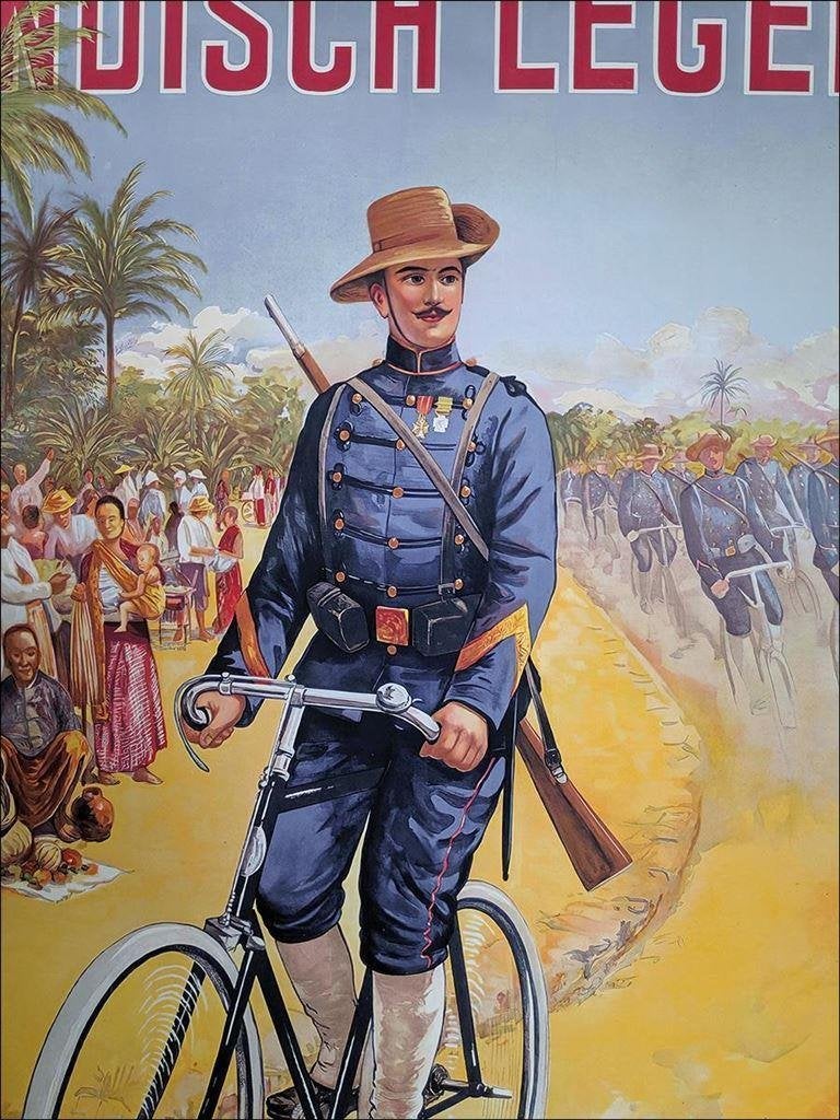 1912 KNIL Nederlands Indie Propaganda Affiche POSTER, Verzenden, Landmacht, Nederland, Foto of Poster