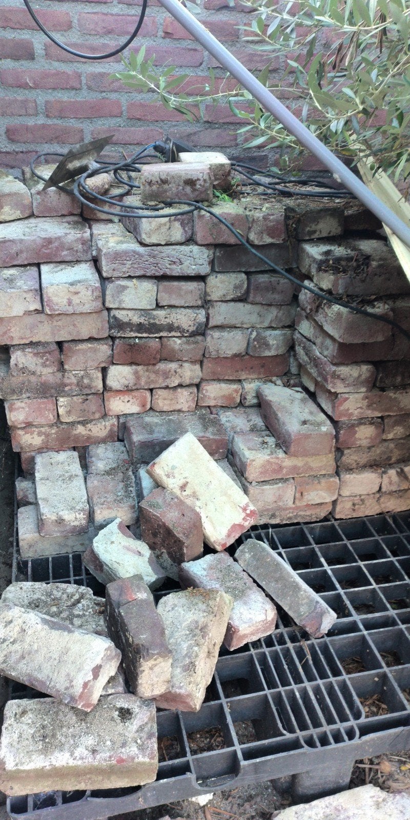 Gebruikte veldbrand, Ophalen, Gebruikt, Bakstenen