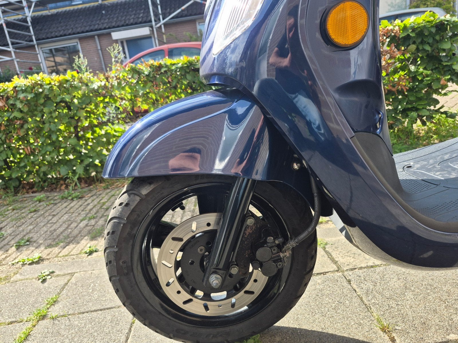 Sym Fiddle III Scooter - Blauw, Zo goed als nieuw, Maximaal 45 km/u, Ophalen of Verzenden, Zo goed als nieuw, Benzine