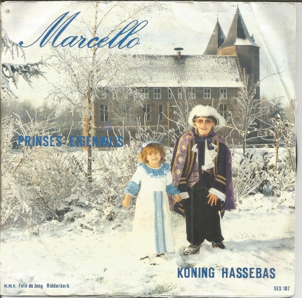 Marcello – Prinses Eigenwijs (1985), 7 inch, Zo goed als nieuw, Levenslied of Smartlap, Fotohoes
