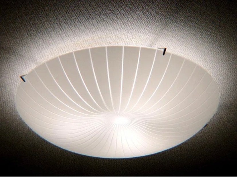 IKEA Calypso Plafondlamp - Niet meer verkrijgbaar, Wit, Gebruikt, Glas, Klassiek