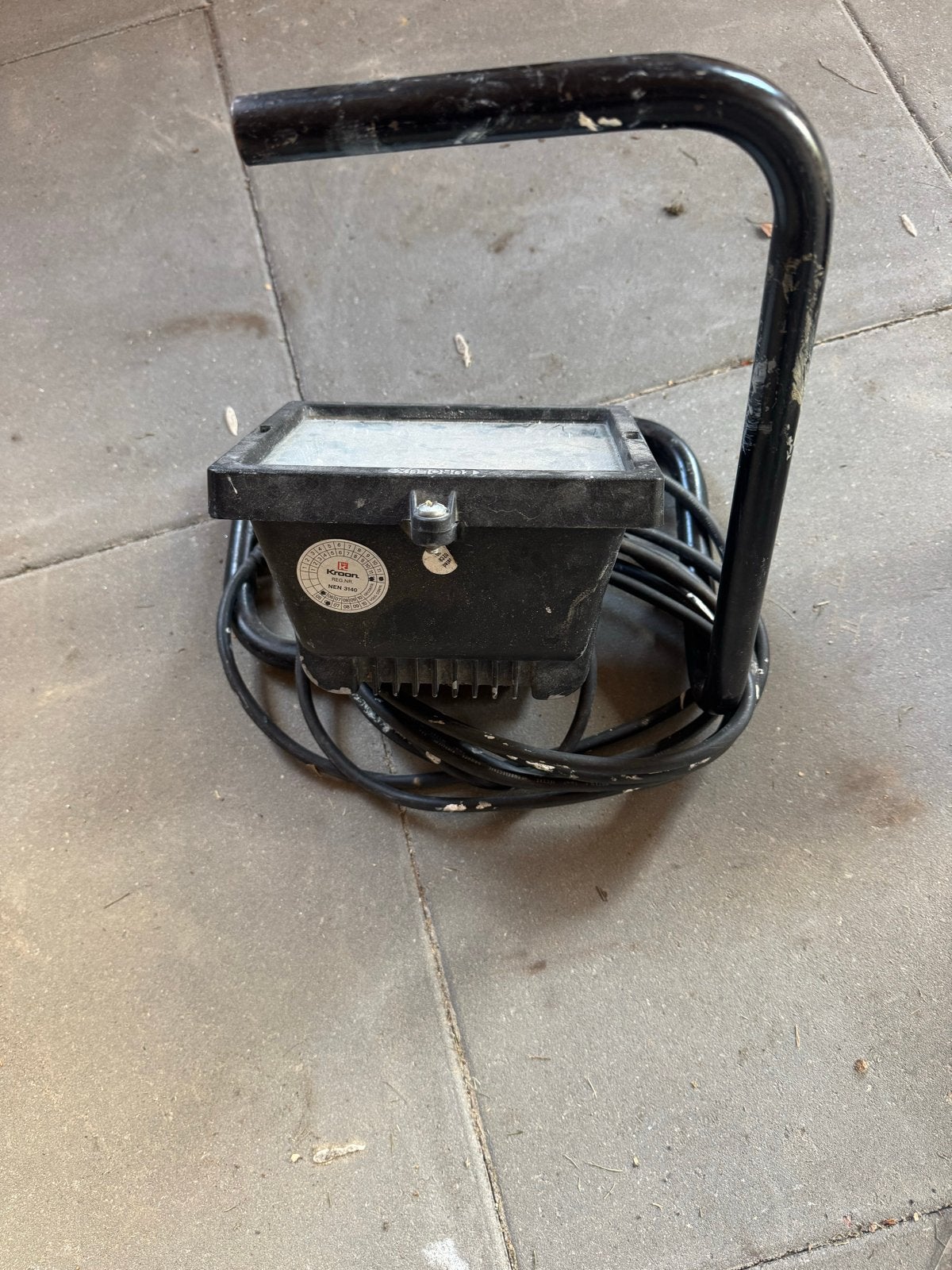 Eurolux Bouwlamp - Robuuste Halogeen Werklamp, Doe-het-zelf en Verbouw, Bouwverlichting, Ophalen, Gebruikt, 200 tot 500 watt, Lamp met armatuur