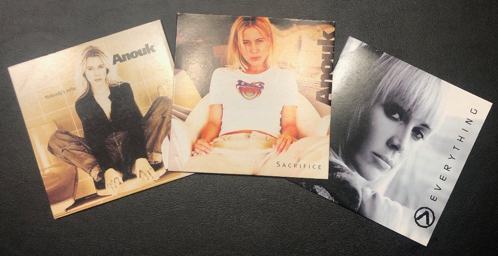 ANOUK - Nobody's wife, Sacrifice & Everything (3x CD-single), Ophalen of Verzenden, Zo goed als nieuw, Poprock