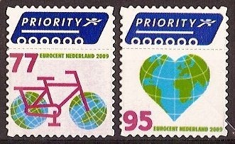 Nederland NVPH nr V2621 postfris Denk groen 2009, Ophalen of Verzenden, Na 1940, Postfris