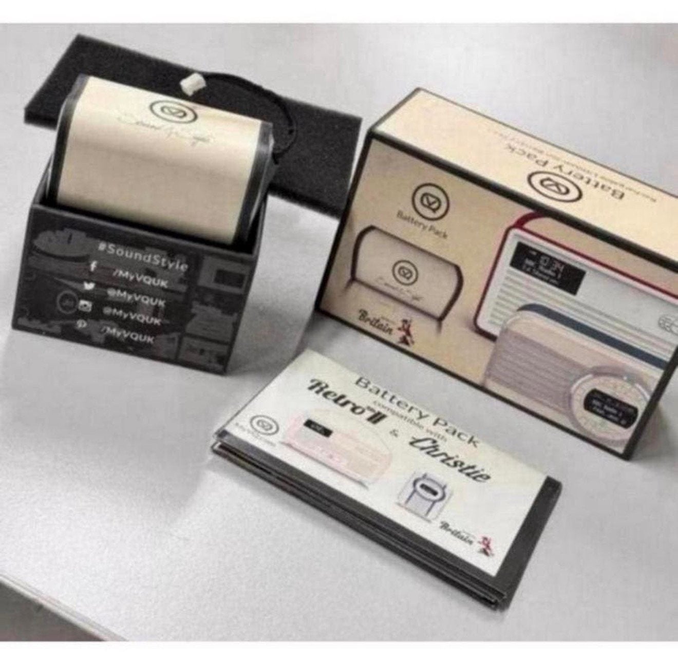 VQ RetroII Christie Radio Accu Batterij Battery Pack Lithium, Nieuw, Ophalen of Verzenden, H, H