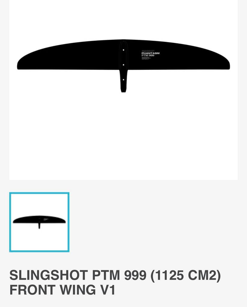 Gezocht! Slingshot PTM 999, Watersport en Boten, Wingsurfen, Ophalen, Zo goed als nieuw, Wingsurf-wing
