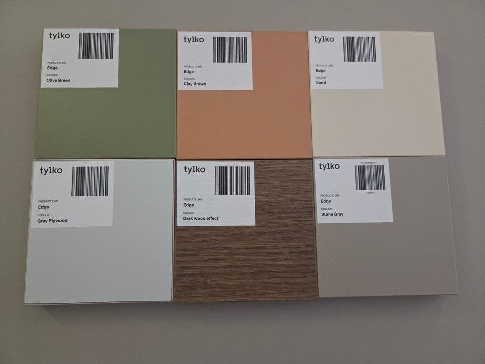 Tylko Edge Kleurstalen - Diverse kleuren en effecten, Minder dan 25 mm, Overige typen, Ophalen of Verzenden, Zo goed als nieuw