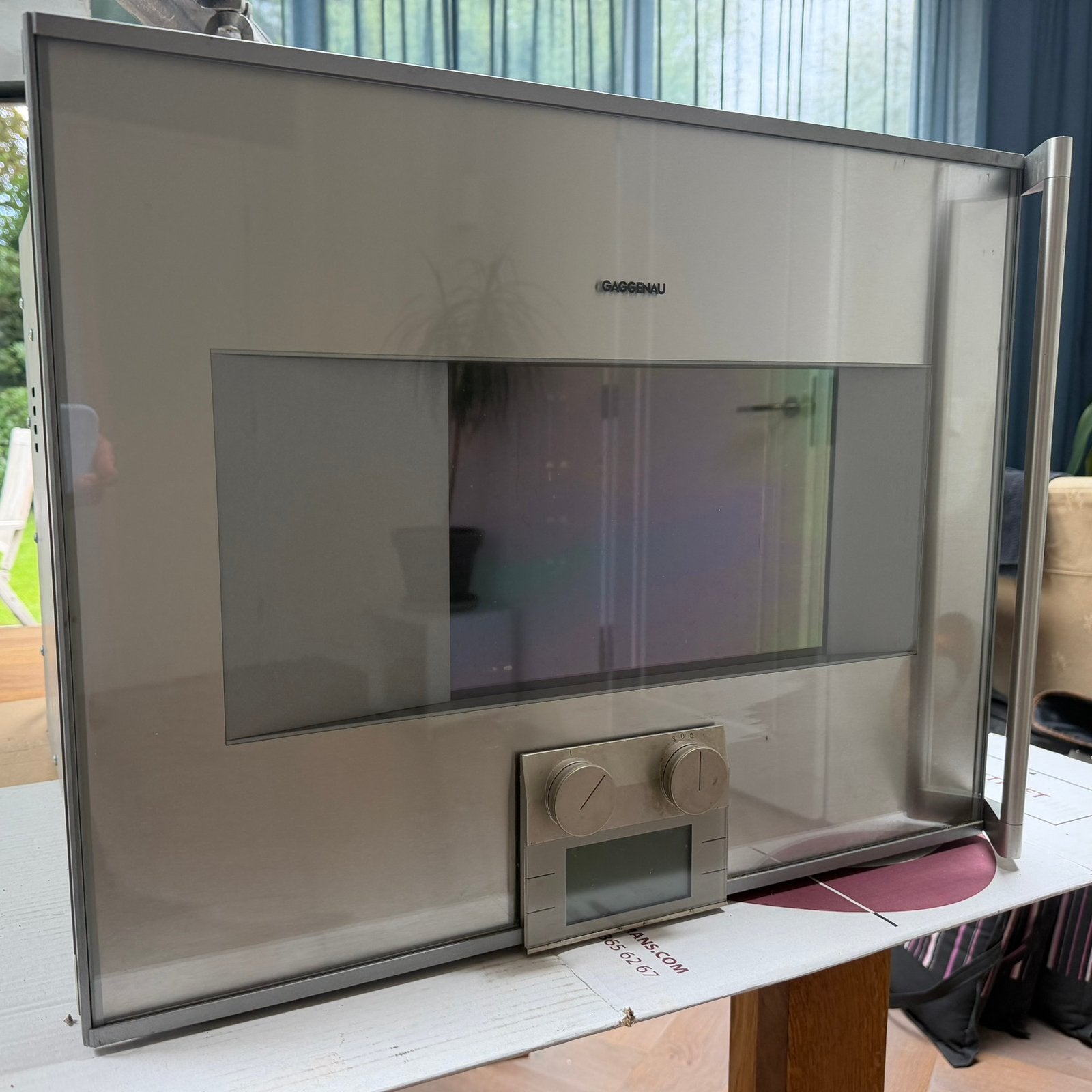 Gaggenau HLBS27 inbouw stoomoven met vaste wateraansluiting, Ophalen, Hete lucht, Inbouw, Stoomoven